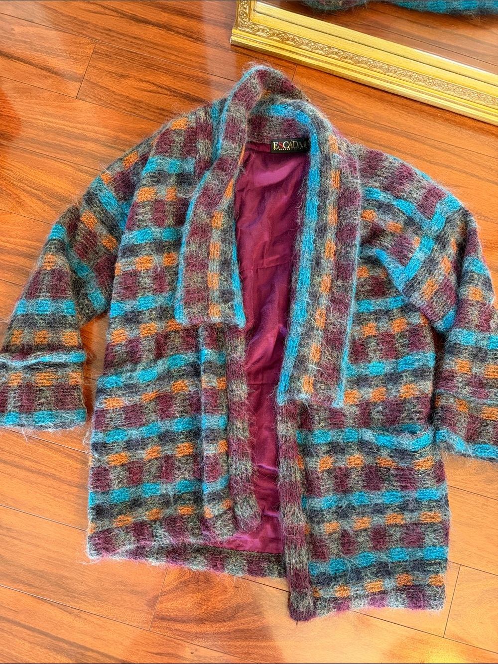 Vintage ESCADA Mohair & Wool Coat - Size 36